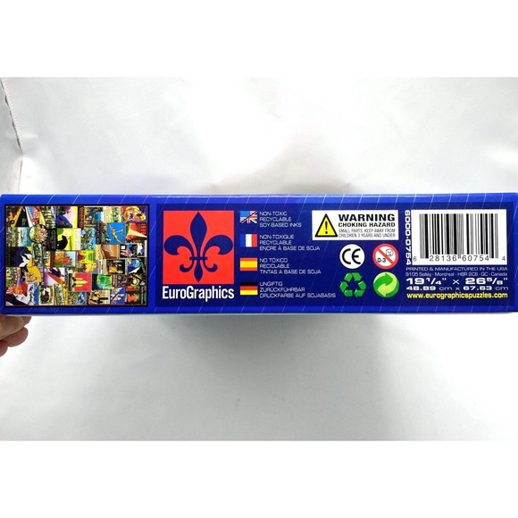Travel USA Vintage Posters 1000 Pc Puzzle Eurographics USA 19.25" x 26.6" - Picture 6 of 9